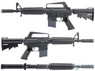 EMG/Cyma Colt GAU-5A Lightning Series GBB Rifle CGS in Black (COLT.1016-LS)