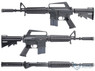 Cyma/EGM Colt XM177E1 Lightning Series GBB Rifle MWS in Black (COLT.1014-LS)