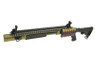 Golden Eagle M8874 - M870 AR Tactical Tri-Shot Gas Pump Action Shotgun in Tan