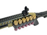 Golden Eagle M8874 - M870 AR Tactical Tri-Shot Gas Pump Action Shotgun in Tan