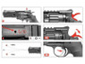 Umarex Elite Force H8R Gen2 CO2 Powered Airsoft Revolver in Black (2.6446) Umarex Elite Force H8R Gen2 CO2 Powered Airsoft Revolver in Black (2.6446)