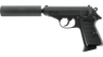 Umarex/Walther PPK/S GBB Pistol with Silencer Kit in Black