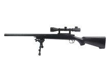 Double Bell 201-E VSR-10 Sniper Rifle with Scope & Bipod in Black