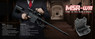 Ares MSR-WR Spring Sniper Rifle Kit with Case in Black