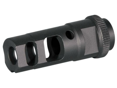 Ares M16 Airsoft Flash Hider (14mm Thread - Type G - FH-026) in Black