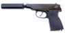 E Tech Makarov 654K "Assassin" GBB Pistol in Black Ex display (WE-MA001)