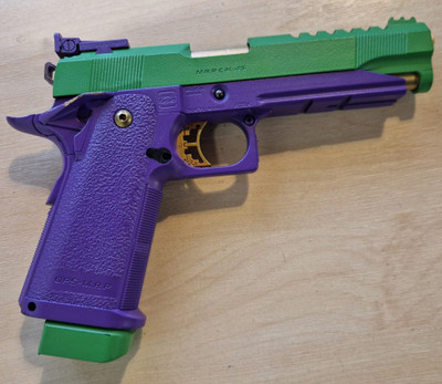 Tokyo Marui Hi-CAPA 5.1 Gold Match GBB Pistol repaired/custom paint job
