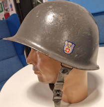  Danish Gray M1 Helmet metal Cilcil Defence Combat No Liner M48 Denmark Militaria prop Helmet From the Movie Fury (Danish-M1)