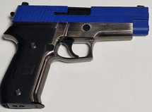 Raven R226 Gas Blowback pistol in Brushed Aluminium two tone (repaired pistol ) (RGO-04-16-R)