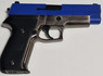 Raven R226 Gas Blowback pistol in Brushed Aluminium two tone (repaired pistol ) (RGO-04-16-R) Raven R226 Gas Blowback pistol in Brushed Aluminium two tone (repaired pistol ) (RGO-04-16-R)