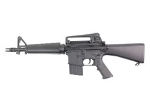 Double Bell M16 Stubby CQB AEG Airsoft Rifle in Full Metal in black
