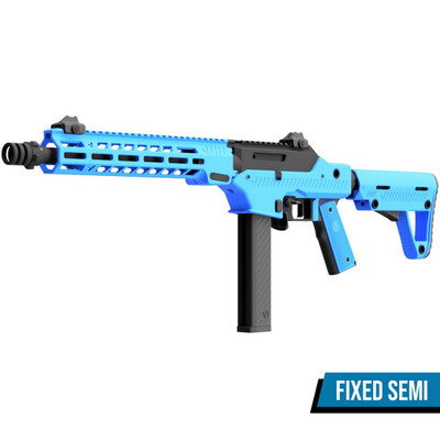 Vorsk VMP-2M GBB DMR Airsoft Rifle Dual Tone Blue (400 FPS / Fixed Semi)