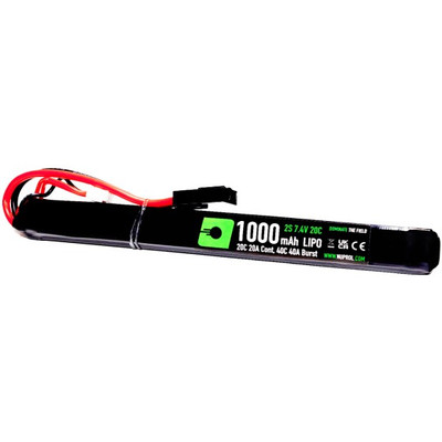  LIPO AK SLIM STICK BATTERY 1000MAH-7.4V-20C - SMALL TAMIYA