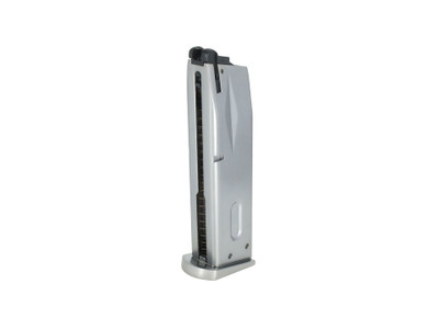 WE 25rd Magazine for M9 Series - Green Gas in Silver