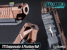 EMG/ARMY Armament R34-3 TTI JW Series Ballerina GBB Airsoft Pistol in Bronze