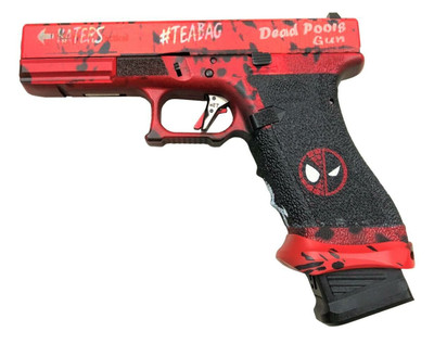 WE EU17 Series Ascend Airsoft DP17 Gas Blowback Pistol in Red