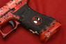 WE EU17 Series Ascend Airsoft DP17 Gas Blowback Pistol in Red