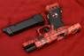 WE EU17 Series Ascend Airsoft DP17 Gas Blowback Pistol in Red