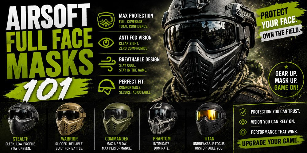 airsoft full face masks
