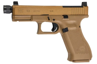 Umarex Glock G19X MOS Gas Blowback Airsoft Pistol (SRC 2.6586 - Coyote Tan) (111883)
