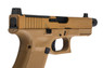 Umarex Glock G19X MOS Gas Blowback Airsoft Pistol in Coyote Tan Umarex Glock G19X MOS Gas Blowback Airsoft Pistol in Coyote Tan