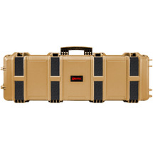 Nuprol Premium Rifle Case Velcro Patch Large P&P Foam in Tan