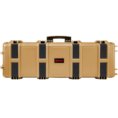 Nuprol Premium Rifle Case Velcro Patch Large P&P Foam in Tan