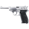 WE Tech P38 Gas Blowback Airsoft Pistol in Silver