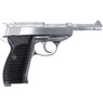 WE Tech P38 Gas Blowback Airsoft Pistol in Silver