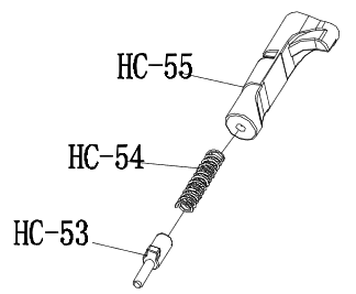 Raven Hi-Capa Pistol Mag Catch in Black