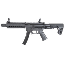 King Arms PDW 9mm SBR Long Airsoft AEG Rifle Black (KAAG231BK)
