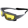 Nuprol Defence Pro THERMAL Airsoft Eyewear in Grey/Yellow
