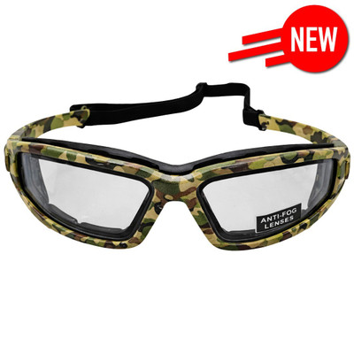 Nuprol Defence Pro THERMAL Airsoft Eyewear in Camo/Clear