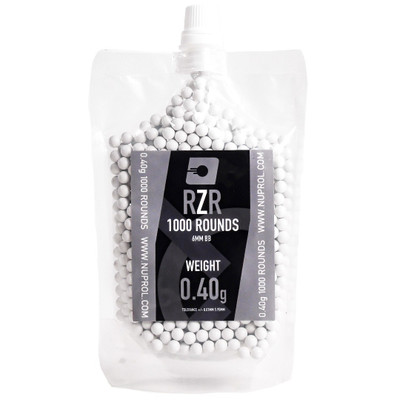 Nuprol RZR Airsoft BB Pellets 0.40g  - 1000 Rounds