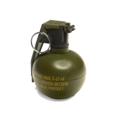 Pyrosoft Airsoft Hand Grenade P-67-G Nato (Peas) - Pack of 10