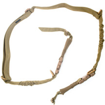 Nuprol Two Point Bungee Airsoft Rifle Sling in Tan