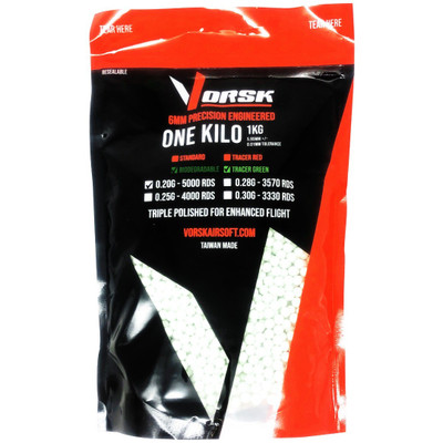 Vorsk Precision Airsoft Bio Tracer BB Pellets 0.20g in Green