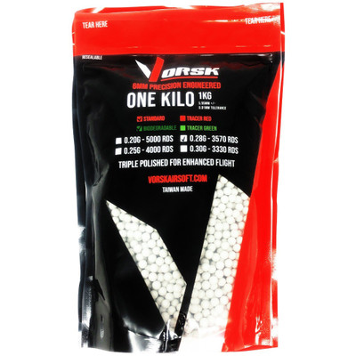 Vorsk Precision Airsoft Bo BB Pellets 0.28g - 1KG Bag