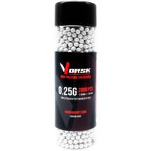 Vorsk Precision Airsoft BBs 0.25g 2000 Rounds Bottle