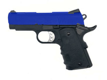 Armorer Works Custom V10 1911 Compact GBB Pistol in Blue (AW-NE1002)