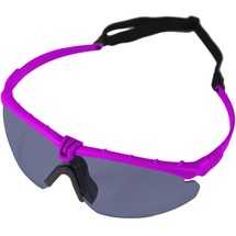 Nuprol Battle Pro EN166 Protective Airsoft Eyewear (Purple-Smoked) 
