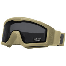 Nuprol Battle Visor THERMAL EN166 Protective Airsoft Goggles (Tan-Smoked)