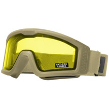 Nuprol Battle Visor THERMAL EN166 Protective Airsoft Goggles (Tan-Yellow)