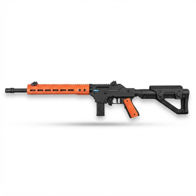 Vorsk VMP-2D GBB Rifle Fixed Semi in Custom Orange (300FPS), side profile on a white background.