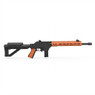 Vorsk VMP-2D GBB Rifle Fixed Semi in Custom Orange (300FPS), side view with orange handguard and grip on white background.