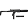 Left profile of the VORSK VMP-1X SMG Gas BlowBack Semi Auto Only SMG in Black/Red with a detached magazine. Left profile of the VORSK VMP-1X SMG Gas BlowBack Semi Auto Only SMG in Black/Red with a detached magazine.