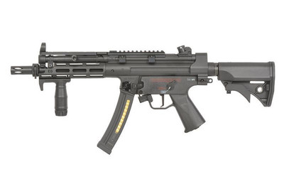 H&K MP5 RIS Full Metal AEG Rifle with Eshooter ETU GEN-2 in Black