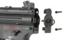 H&K MP5K Full Metal AEG SMG Rifle with Eshooter ETU GEN-2 in Black (CM041K)