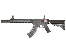 Cyma CM650 AR47 RIS AEG Rifle Mosfet/QD Spring with Inbuilt Suppressor in Black