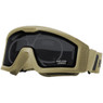 Nuprol Battle Visor RX Protective Airsoft Eyewear with Optical Insert - Tan/Smoked